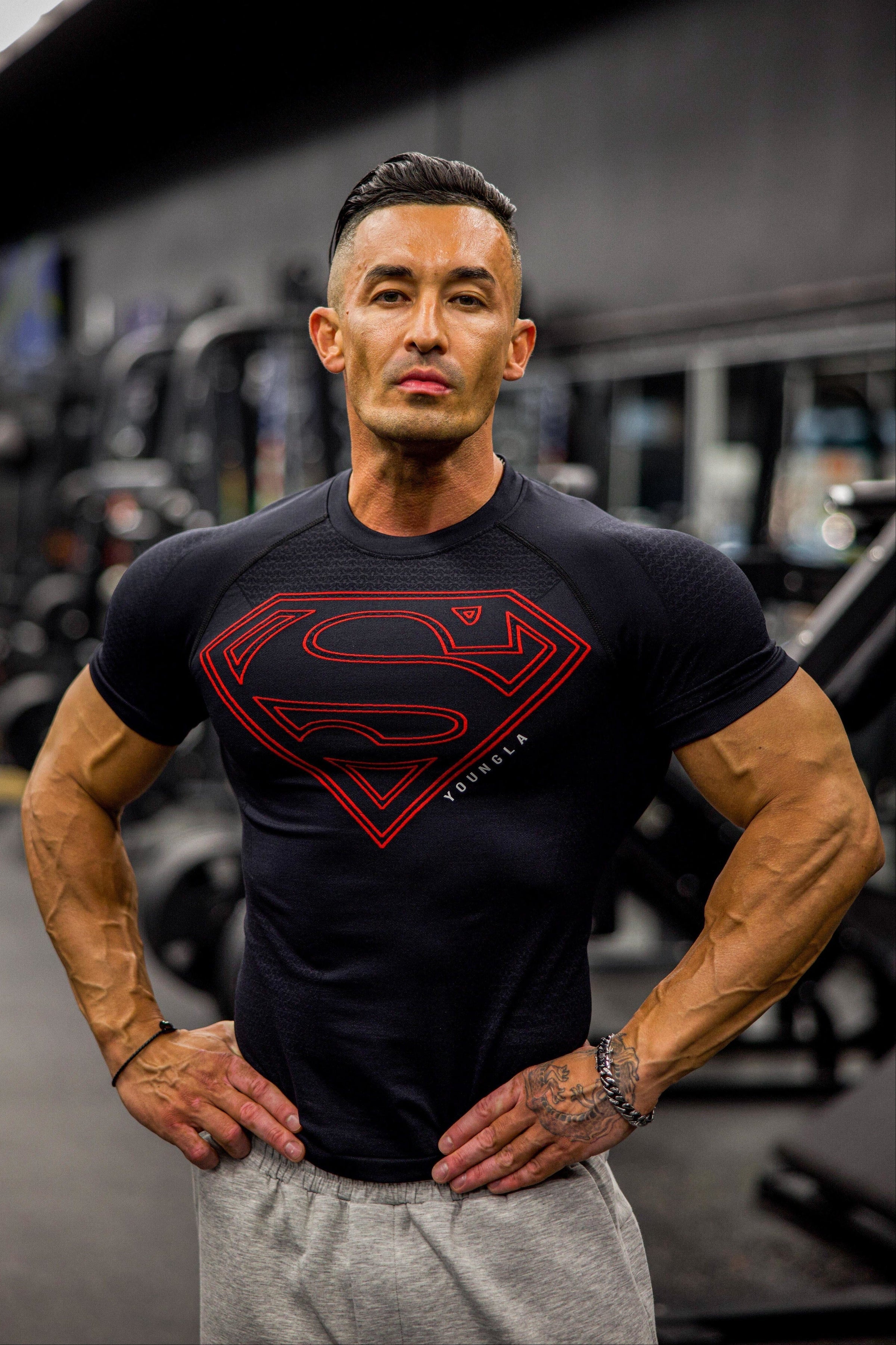 4117 - Youngla Superman Compression Tee