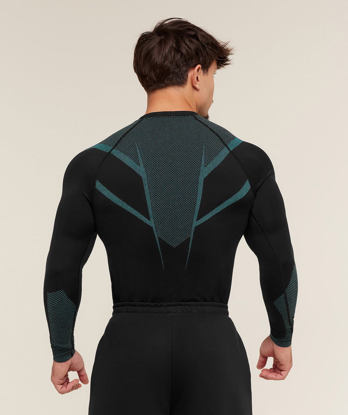 Camiseta Gymshark de manga larga sin costuras Onyx 5.0