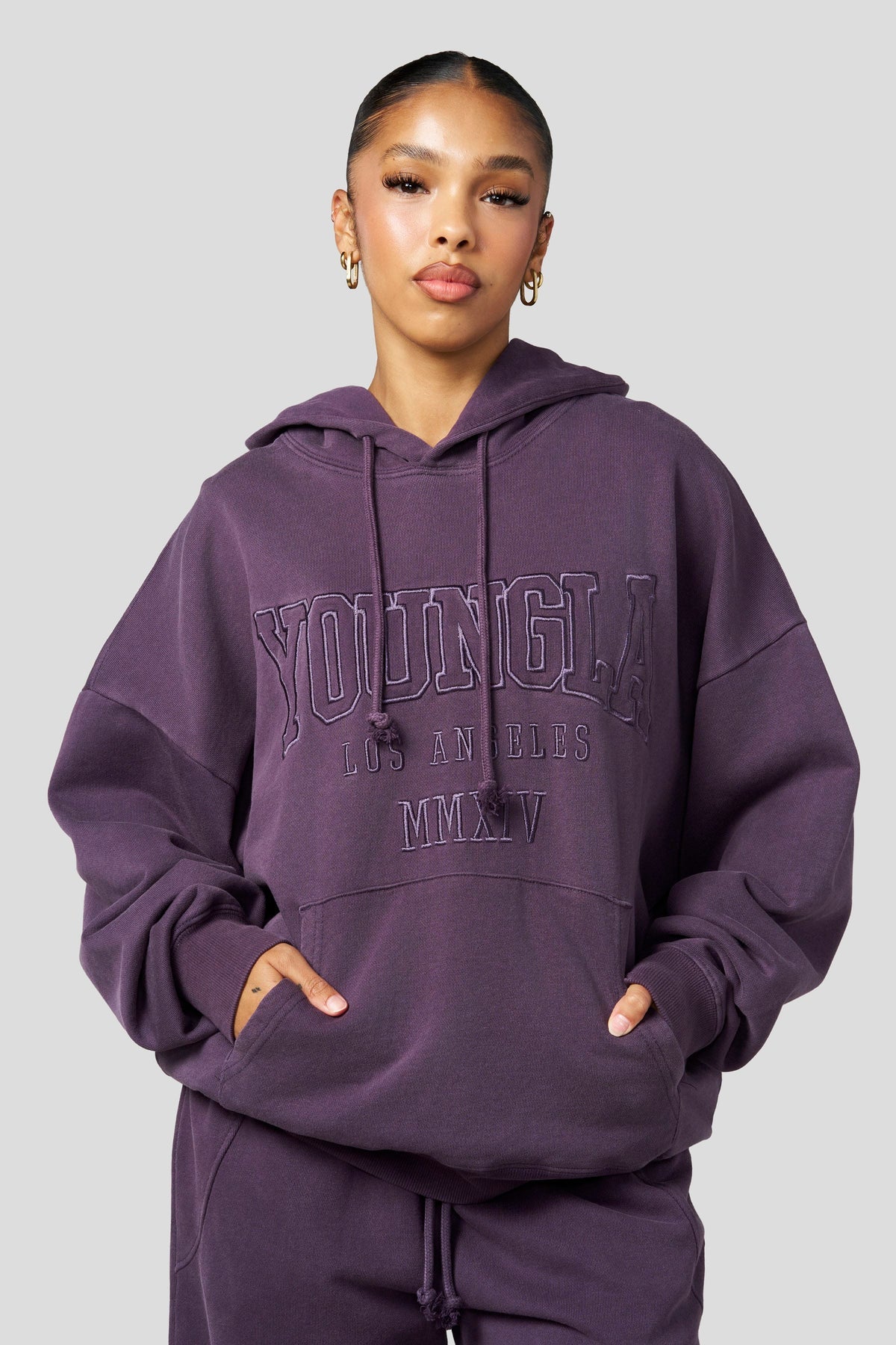 W542 - Sudadera Youngla Mineral Wash
