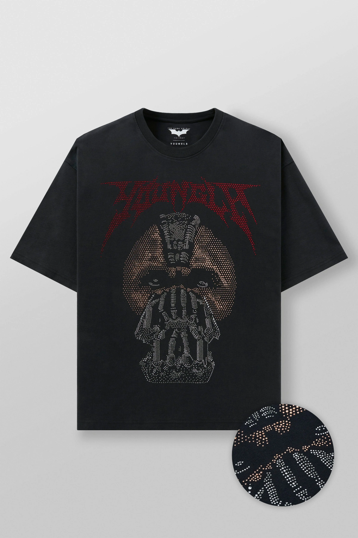 4257 - Youngla Batman Rhinestone Tees